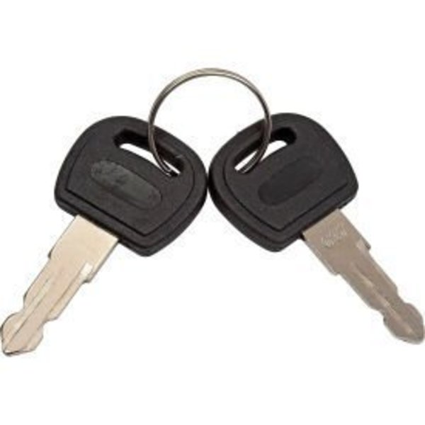 Global Equipment Set of 2 Replacement Keys #037 For Global Industrial„¢ LCD Monitor Cabinets WIT502R-KD-KEY
